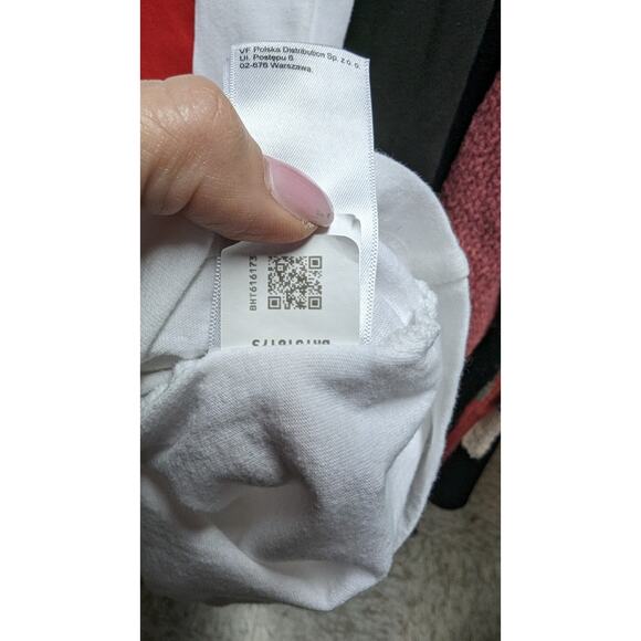 Womens North Face Americana USA Athletic Sleeveless White Graphic Logo Tank LG - Picture 6 of 6